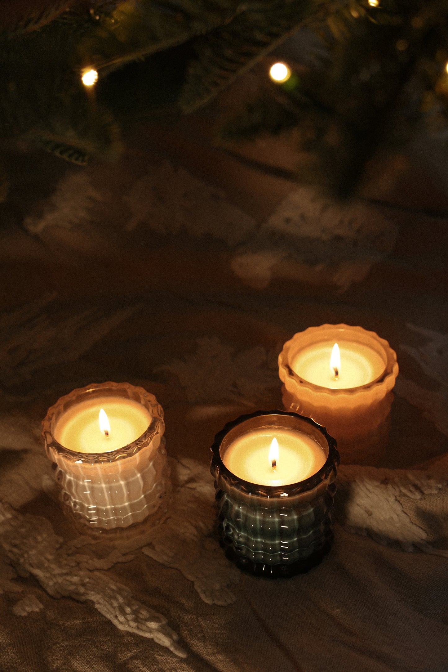 HOLIDAY CANDLE TRIO | 4oz Non-Toxic Candle Set