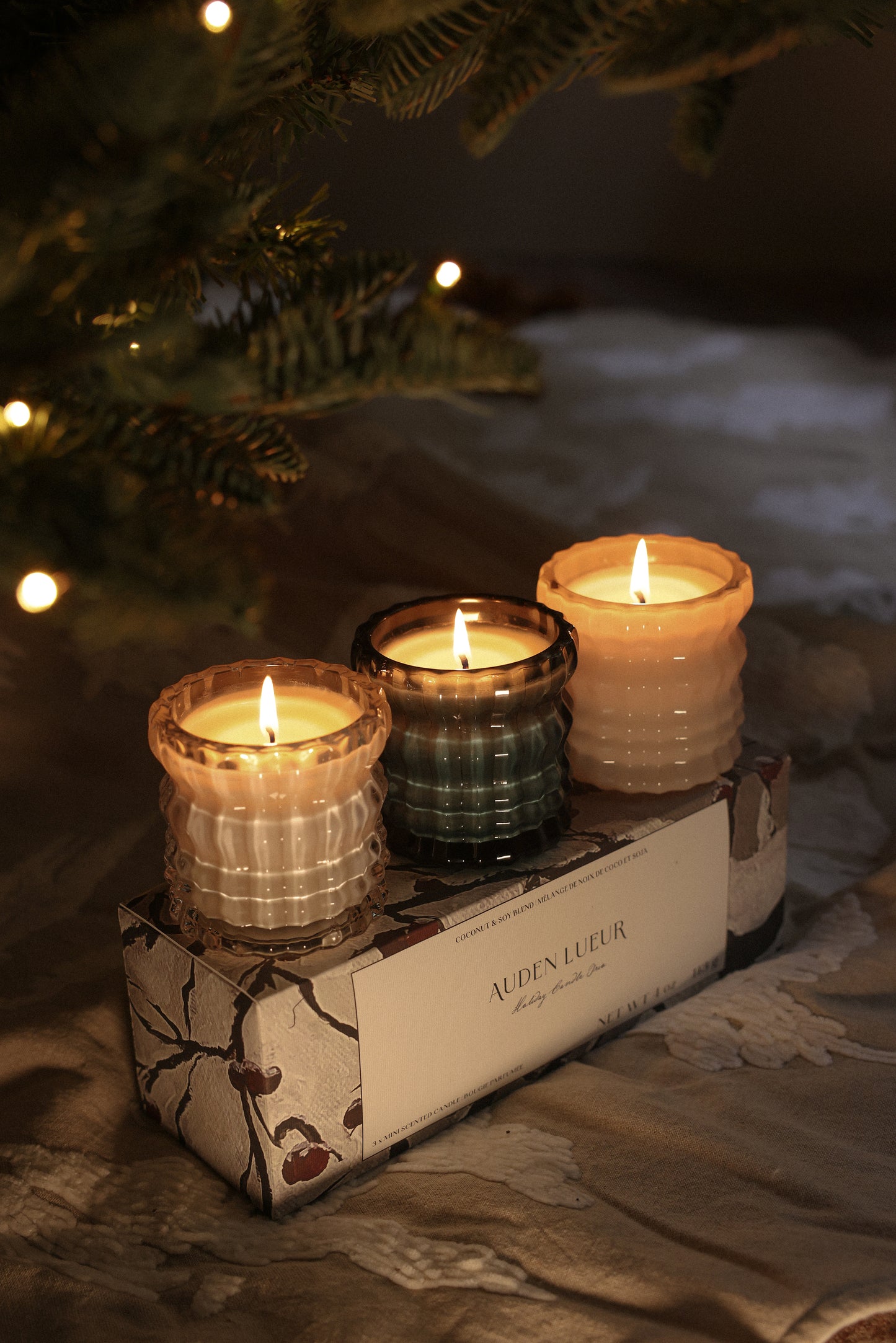 HOLIDAY CANDLE TRIO | 4oz Non-Toxic Candle Set