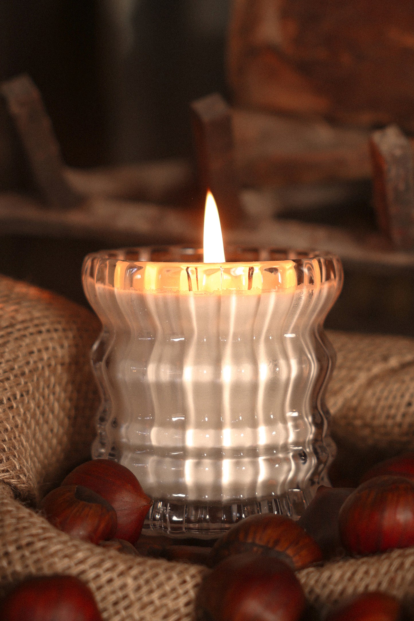 NOIX | Textured Glass Scented Candle