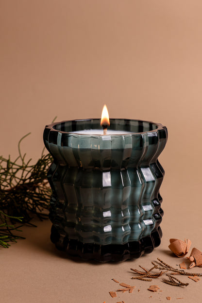 NOËL | Textured Glass Scented Candle